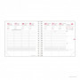 Recharge agenda QUOVADIS TIME&LIFE MEDIUM Septembre - 16x16cm - 1 semaine sur 2 pages