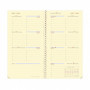 Recharge QUOVADIS Planorizon 8,8x17cm  - 1 semaine sur 2 pages Horizontal