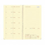 Recharge QUOVADIS Italsept S 8,8x17cm  - 1 semaine sur 1 page Horizontal+NOTE