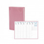 Agenda QUOVADIS UNIVERSITAIRE 10x15cm - Equology Rose - 1 semaine sur 2 pages Vertical