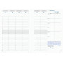 EXACOMPTA - Recharge pour agenda Visuel - 210x150mm - 1 semaine sur 1 page