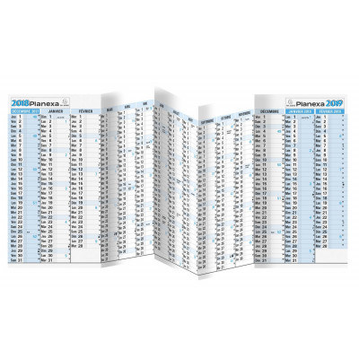 EXACOMPTA - Planning mural Planexa - 18x33cm 15mois