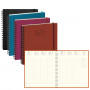 EXACOMPTA - Agenda Eurotime 18W Swan Lucca - 170x150mm - 1 semaine sur 2 pages - spirale (COLORIS ALEATOIRES)