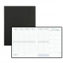 EXACOMPTA - Agenda Horizon 22 Barbara - 225x185mm - 1 Semaine sur 2 pages NOIR