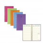 EXACOMPTA - Agenda SAD 16W Linicolor - 165x90mm - 1 semaine sur 2 pages - spirale (COLORIS ALEATOIRES)