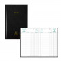 EXACOMPTA - Agenda Carré EURO/CENTS - 210x135mm - 1 jour par page - Noir