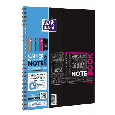 OXFORD - Cahier A4+ à spirale NOTEBOOK étudiants 160pages - seyes - 230x297mm