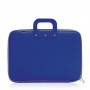 BOMBATA - Mallette PC Portable 15\" CLASSIC vinyle BLEU COBALT - 43x33x7cm