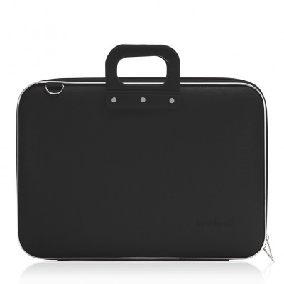 BOMBATA - Mallette PC Portable 17\" CLASSIC vinyle NOIR - 46,5x35x8cm