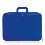 BOMBATA - Mallette PC Portable 17\" CLASSIC vinyle BLEU COBALT - 46,5x35x8cm