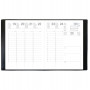 Agenda scolaire - 21X27 cm - SEPT 27 ML Alpha noir - 1 semaine sur 2 pages