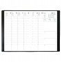 Agenda scolaire - 10x15 cm - SCOLEXDI ML Alpha noir - 1 semaine sur 2 pages