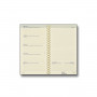 BREPOLS -Recharge agenda Notaplan à spirales - 7 LANGUES - 9x16cm - 1 semaine sur 2 pages
