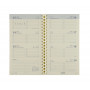BREPOLS -Recharge pour agenda Interplan - 9x16cm - 1 semaine sur 2 pages