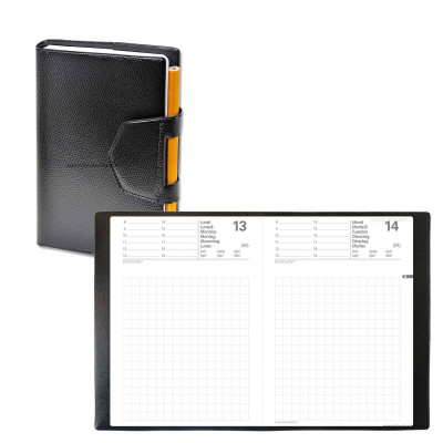 QUOVADIS - Agenda QUO VADIS MAOR 8.5x 13cm - 1 jour par page