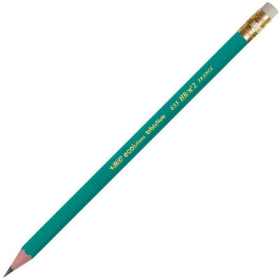 BIC - Crayon à papier - HB - ECOlutions 655 + gomme