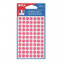 AGIPA  - Sachet 462 Etiquettes rondes Ø8mm - ROSE