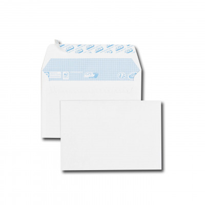 GPV - Paquet 50x Enveloppes C6 114x162mm GPV - blanc - bande détachable