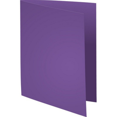 EXACOMPTA - Lot 100x chemises 24x32cm ROCK\'S 210gr - VIOLET