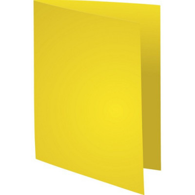 EXACOMPTA - Lot 100x chemises 24x32cm ROCK\'S 210gr - JAUNE CITRON