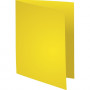 EXACOMPTA - Lot 100x chemises 24x32cm ROCK\'S 210gr - JAUNE CITRON