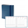 QUOVADIS - Agenda TIME&LIFE MEDIUM bleu métal Septembre - 16x16cm - 1 semaine sur 2 pages